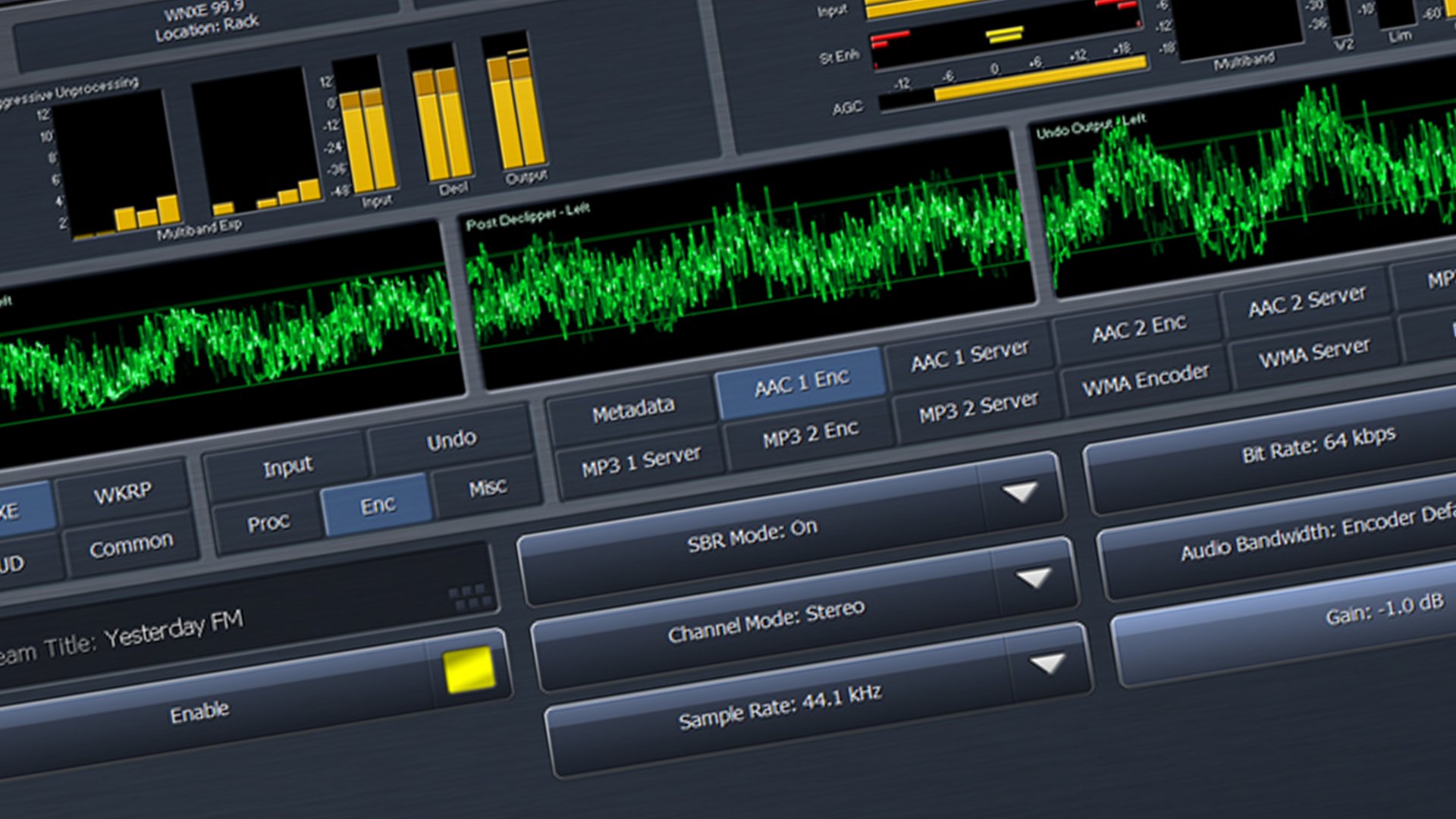 Stream Encoding & Processing Telos Alliance